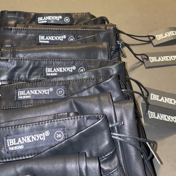 NWT Blanknyc Vegan Leather Pant in Boom Bap. - Picture 12 of 16